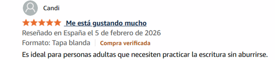 Reseña de Candi en Amazon